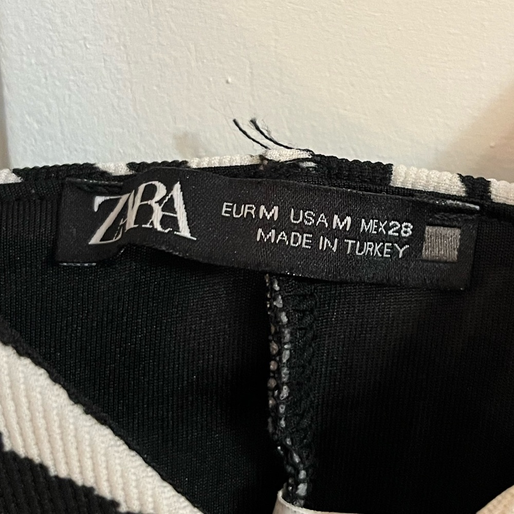 Zara Zebra Print Bralette Top - image 3